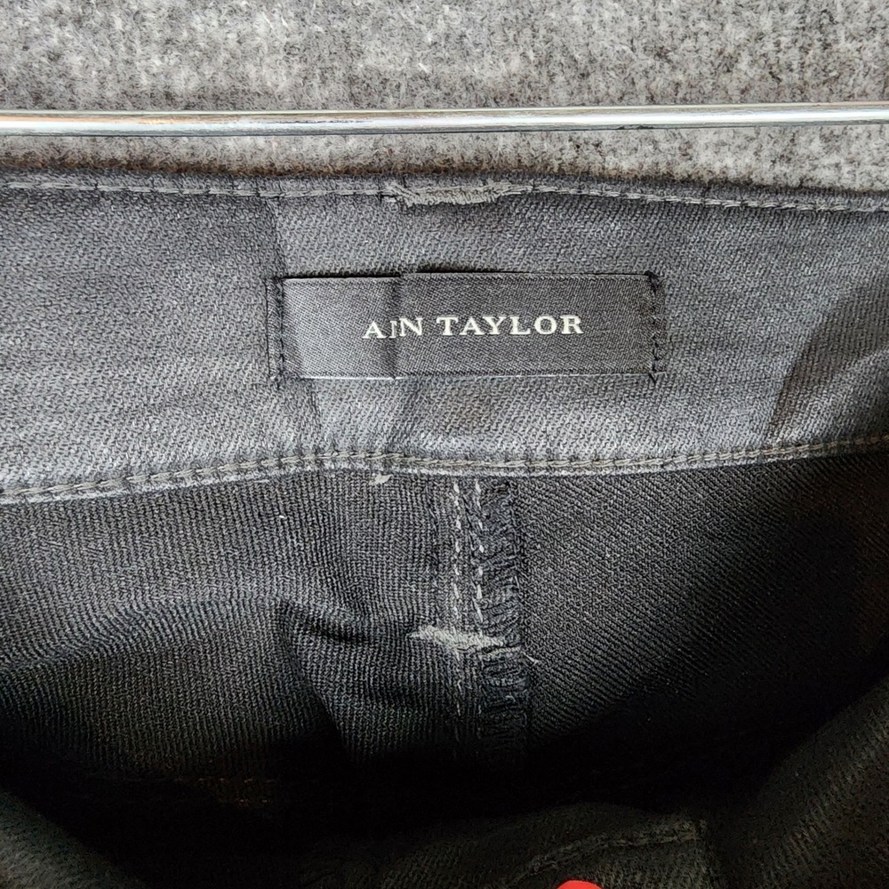 Ann Taylor Pants Womens 4 The Super Skinny Modern Fit Black Coated EUC - Picture 8 of 8